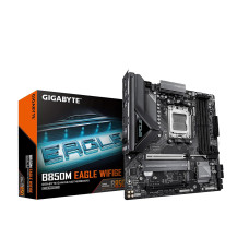 GIGABYTE B850M Eagle WIFI6E AMD AM5 mATX Motherboard, Support AMD Ryzen 9000/8000/7000 Series, DDR5, 8+2+2 Power Phase, 2X M.2, PCIe 5.0, USB-C, WIFI6E, 2.5GbE LAN, EZ-Latch